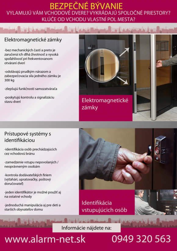 Bezpečné bývanie – elektromagnetické zámky a prístupové systémy