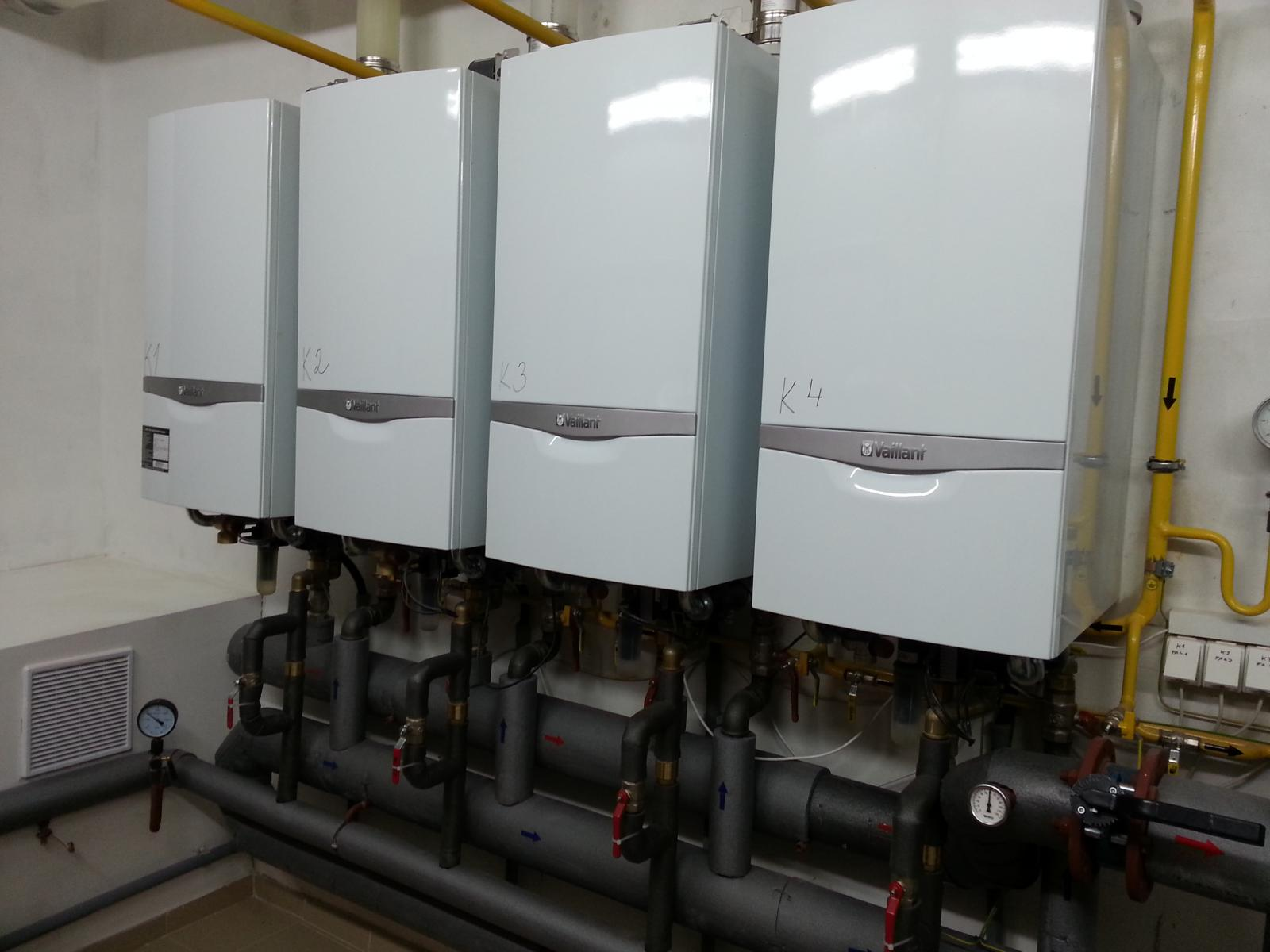 Kondenzačné kotly Vaillant označené K1 až K4